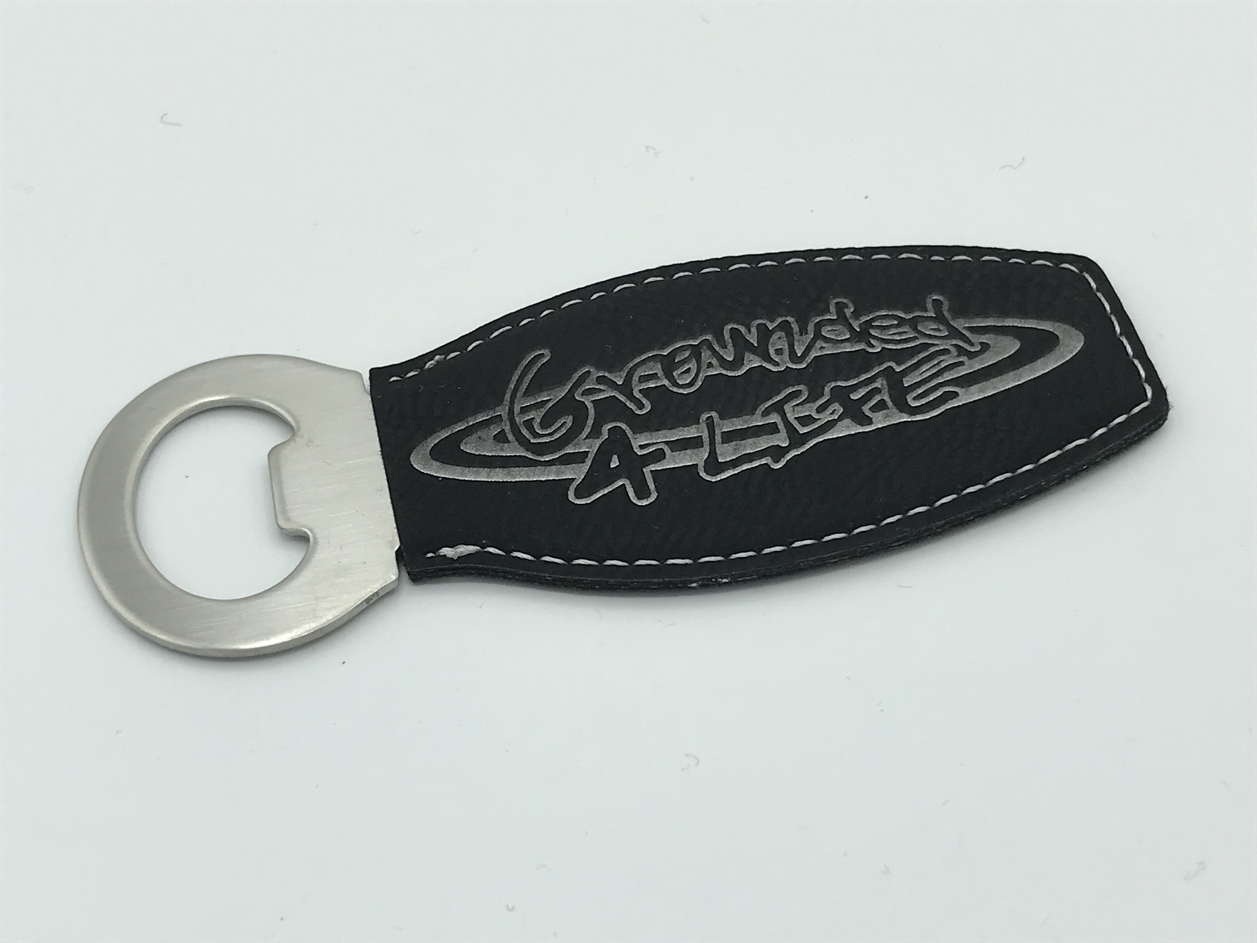 G4L - Engraved Leatherette Bottle Opener with Magnet