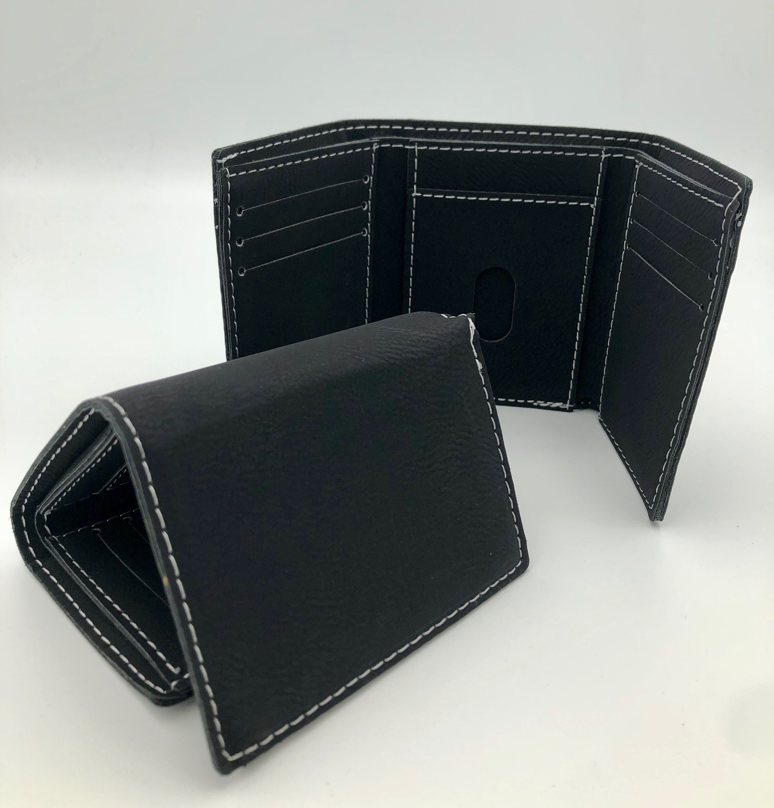 FON - Engraved Leatherette Wallet - Trifold