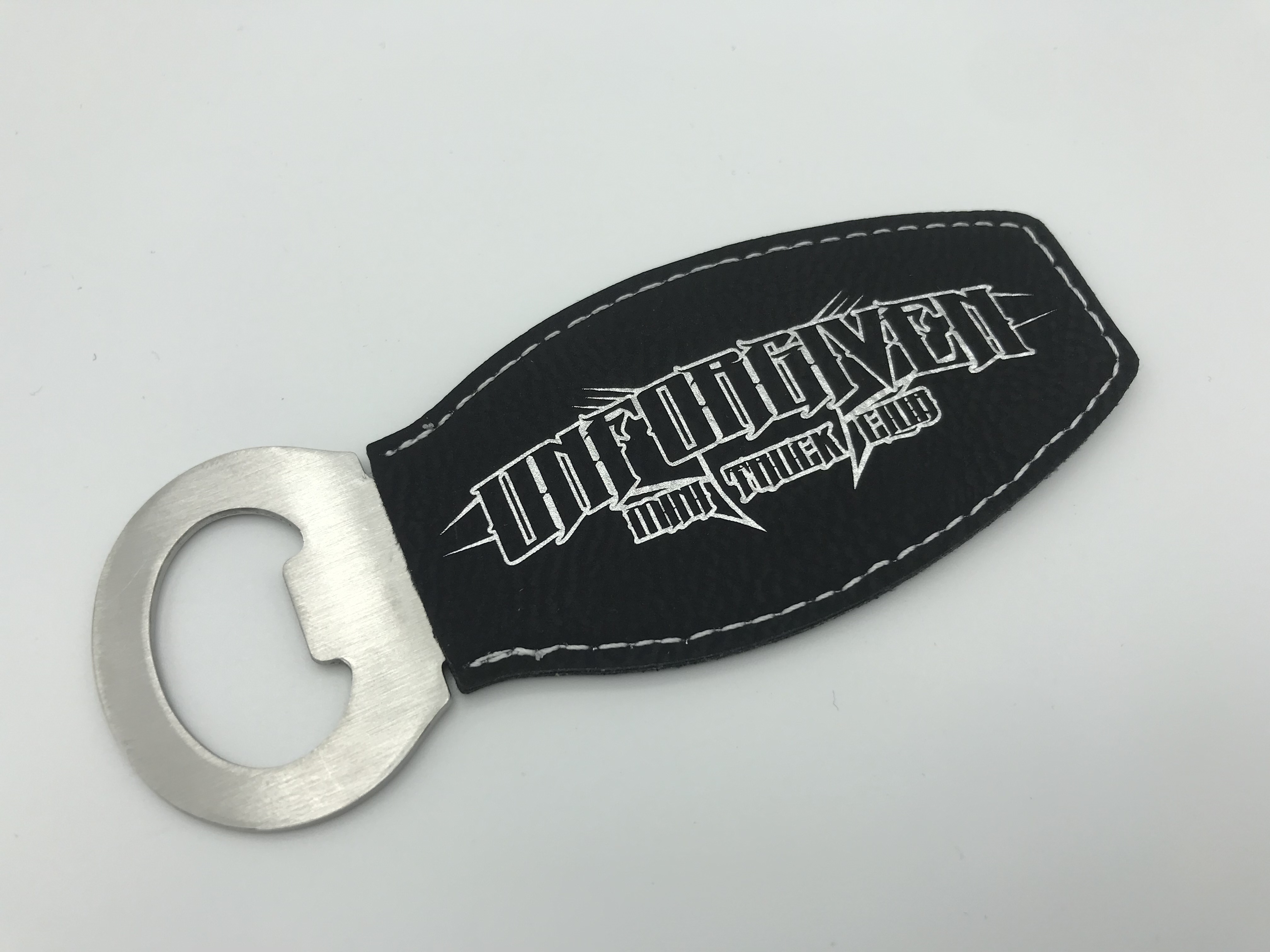 UF - Engraved Leatherette Bottle Opener with Magnet