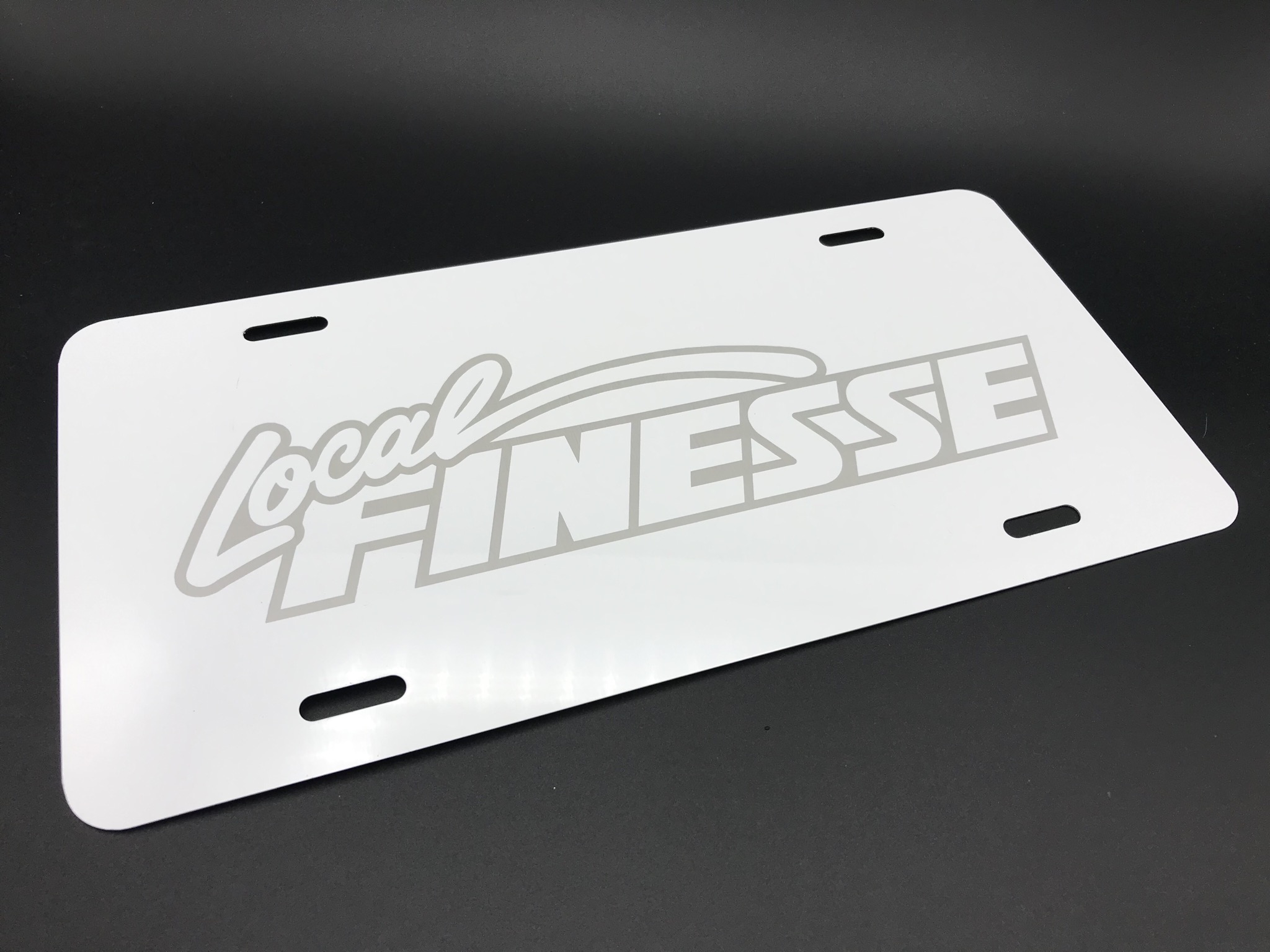 LF - Stainless Steel License Plate