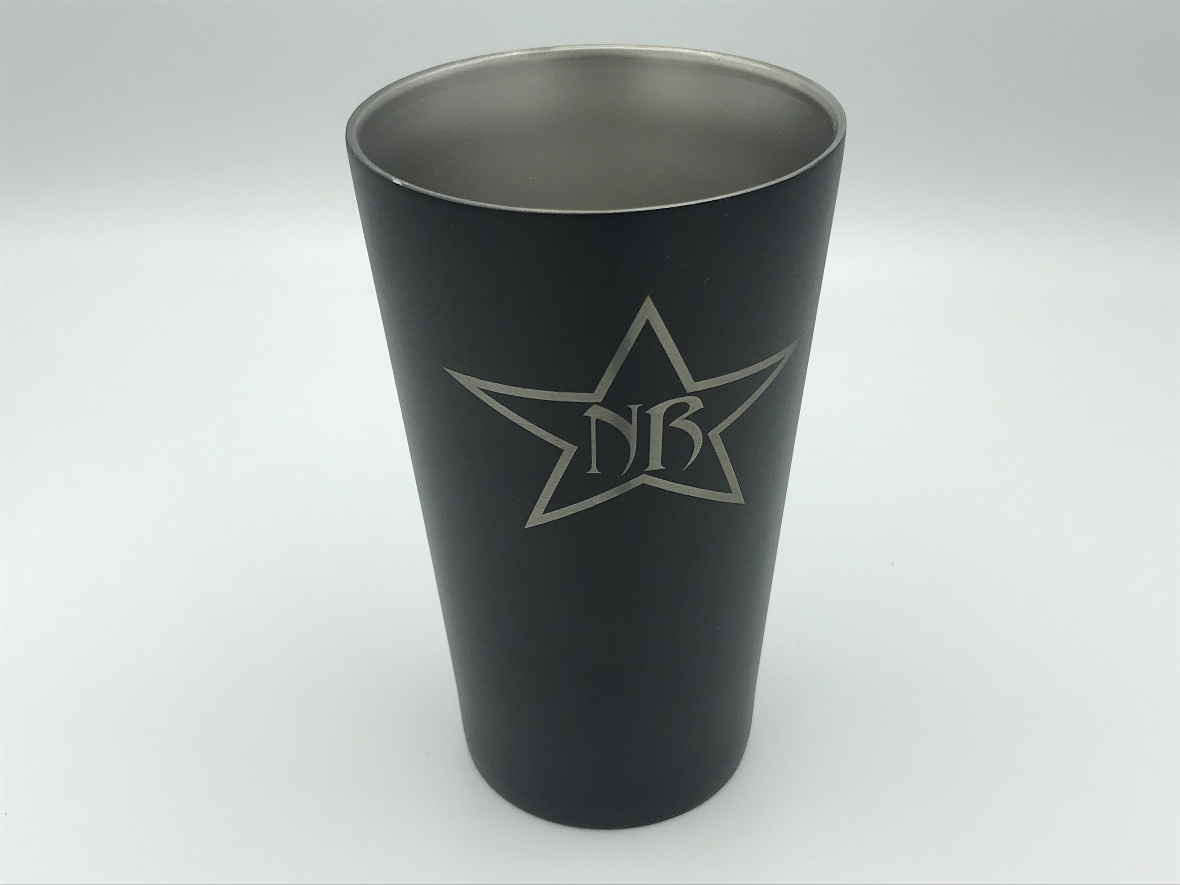 NR - Double Wall Stainless Steel Pint Matte Black
