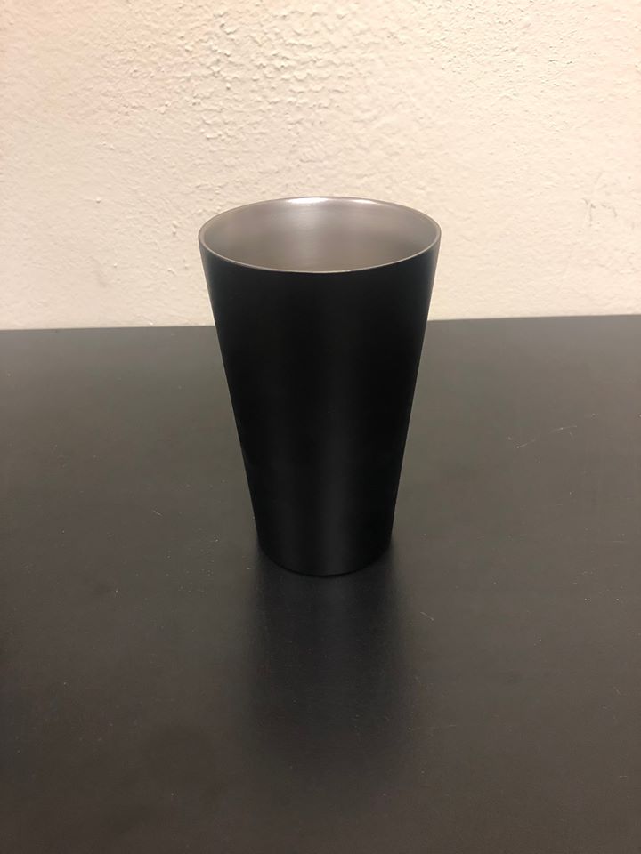 VC - Double Wall Stainless Steel Pint Matte Black -Free Shipping