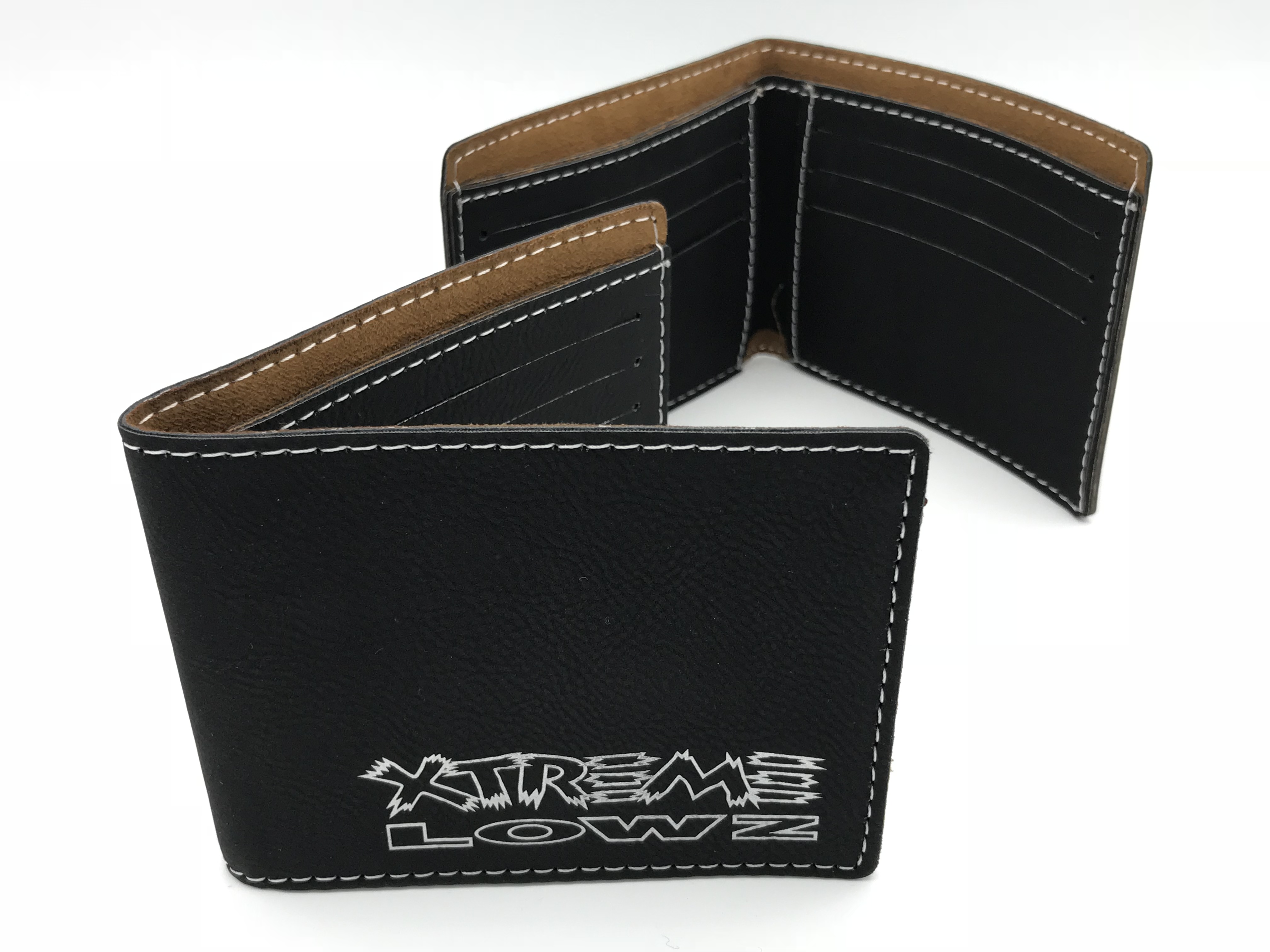 XL - Engraved Leatherette Wallet - Bifold