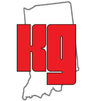 KG Logo Sticker - 2 Color with State Outline