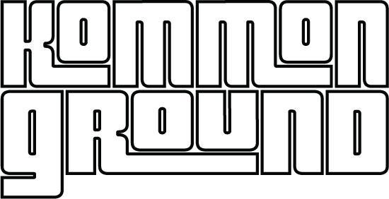 Kommon Ground Logo Sticker - 1 Color Outline