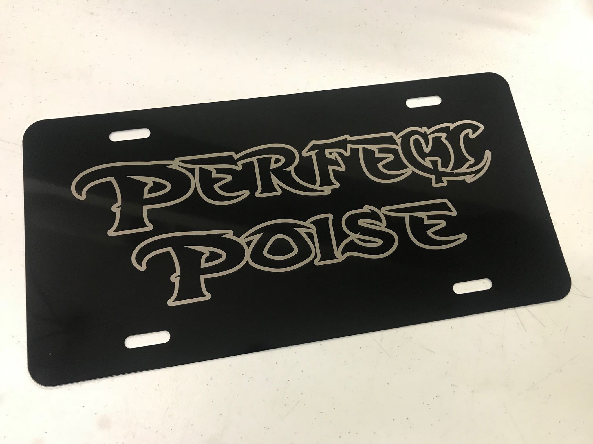 PP - Stainless Steel License Plate