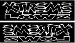XTREME LOWZ Plaque Insert Sticker(s)