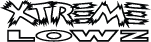 XTREME LOWZ Stacked Logo Sticker Outline